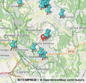 Mappa Via Orsenigo, 22060 Figino Serenza CO, Italia (2.34467)