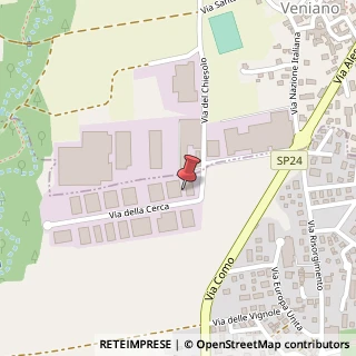 Mappa Via della Cerca, 20, 22070 Lurago Marinone, Como (Lombardia)
