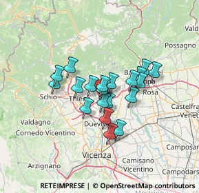 Mappa Via Monte Ortigara, 36042 Breganze VI, Italia (9.426)