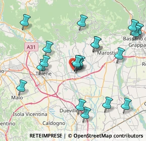 Mappa Via Monte Ortigara, 36042 Breganze VI, Italia (8.388)