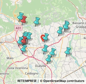 Mappa Via Monte Ortigara, 36042 Breganze VI, Italia (7.29778)