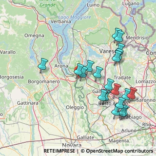 Mappa SP 27, 28053 Castelletto sopra Ticino NO, Italia (17.0145)
