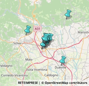 Mappa Via Saugo Fratelli A. e M., 36016 Thiene VI, Italia (3.15833)