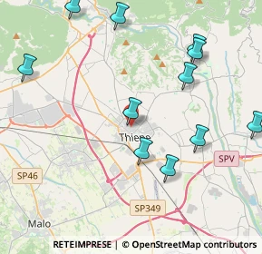 Mappa Via Saugo Fratelli A. e M., 36016 Thiene VI, Italia (4.67)