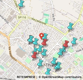 Mappa Via Saugo Fratelli A. e M., 36016 Thiene VI, Italia (0.536)