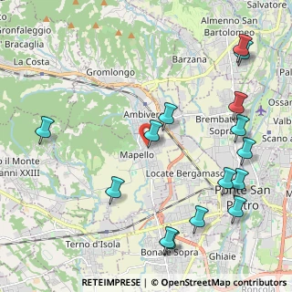 Mappa Via XXV Aprile, 24030 Mapello BG, Italia (2.64733)