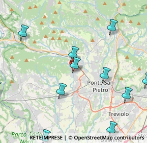 Mappa Via XXV Aprile, 24030 Mapello BG, Italia (7.09)