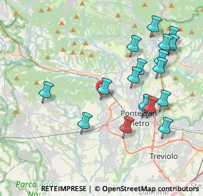 Mappa Via XXV Aprile, 24030 Mapello BG, Italia (4.11111)