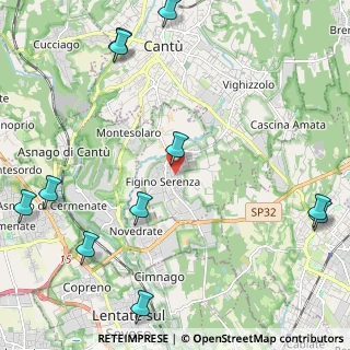 Mappa Viale Madonna, 22060 Figino Serenza CO, Italia (3.01182)