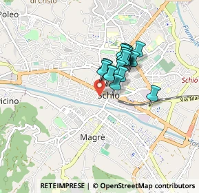 Mappa Via Sebastiano Bologna, 36015 Schio VI, Italia (0.566)