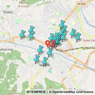 Mappa Via Sebastiano Bologna, 36015 Schio VI, Italia (0.693)