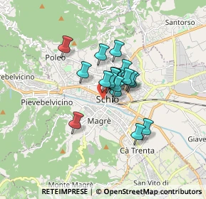 Mappa Via Sebastiano Bologna, 36015 Schio VI, Italia (0.98)