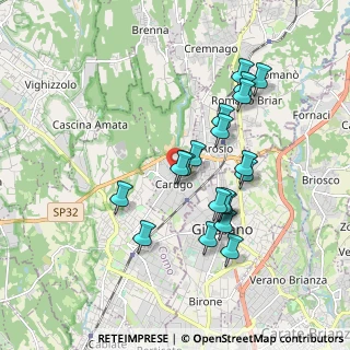 Mappa Via Chiusa, 22060 Carugo CO, Italia (1.65737)