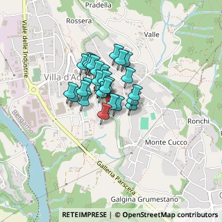 Mappa Via Piazzolo, 24030 Villa d'Adda BG, Italia (0.26)