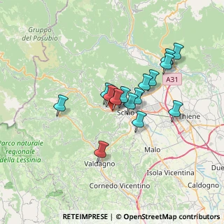 Mappa Via G. Verdi, 36036 Torrebelvicino VI, Italia (5.55133)