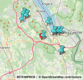 Mappa Via Borgomanero, 28060 Comignago NO, Italia (3.74231)