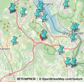 Mappa Via Borgomanero, 28060 Comignago NO, Italia (5.39579)