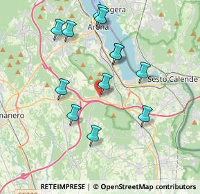 Mappa Via Borgomanero, 28060 Comignago NO, Italia (3.66833)