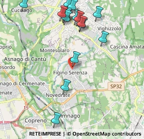 Mappa Via della Ferriera, 22060 Figino Serenza CO, Italia (2.42765)