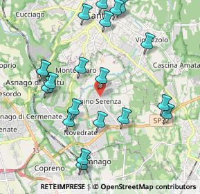 Mappa Via della Ferriera, 22060 Figino Serenza CO, Italia (2.229)