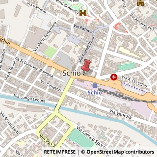 Mappa Via A. Baccarini, 17, 36015 Schio, Vicenza (Veneto)