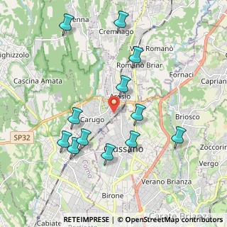 Mappa Via Don Carlo Gnocchi, 22060 Arosio CO, Italia (2.0475)