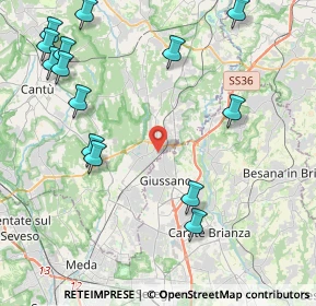 Mappa Via Don Carlo Gnocchi, 22060 Arosio CO, Italia (5.31929)