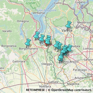 Mappa Via Baraggia, 28053 Castelletto sopra Ticino NO, Italia (11.286)