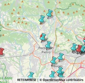 Mappa Via Caduti e Dispersi dell'Aeronautica, 24030 Brembate di Sopra BG, Italia (6.1165)