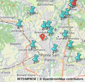 Mappa Via Caduti e Dispersi dell'Aeronautica, 24030 Brembate di Sopra BG, Italia (2.4)