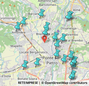 Mappa Via Caduti e Dispersi dell'Aeronautica, 24030 Brembate di Sopra BG, Italia (2.363)