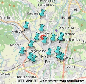 Mappa Via Caduti e Dispersi dell'Aeronautica, 24030 Brembate di Sopra BG, Italia (1.58813)