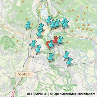 Mappa Orario Di Apertura Cimitero, 23898 Imbersago LC, Italia (3.10647)