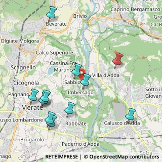 Mappa Orario Di Apertura Cimitero, 23898 Imbersago LC, Italia (2.35583)