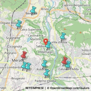 Mappa Orario Di Apertura Cimitero, 23898 Imbersago LC, Italia (2.53273)