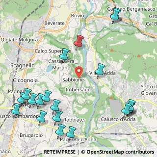 Mappa Orario Di Apertura Cimitero, 23898 Imbersago LC, Italia (2.956)