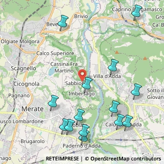Mappa Orario Di Apertura Cimitero, 23898 Imbersago LC, Italia (2.68714)