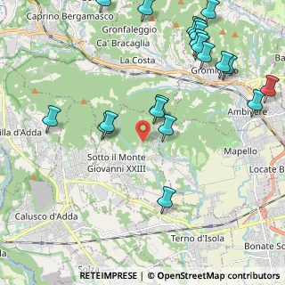 Mappa Via Case Nuove, 24039 Sotto il Monte Giovanni XXIII BG, Italia (2.6245)