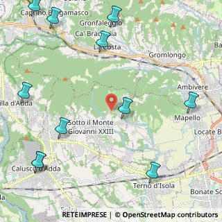 Mappa Via Case Nuove, 24039 Sotto il Monte Giovanni XXIII BG, Italia (3.1)