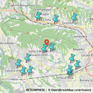 Mappa Via Case Nuove, 24039 Sotto il Monte Giovanni XXIII BG, Italia (2.65769)