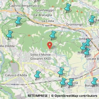 Mappa Via Case Nuove, 24039 Sotto il Monte Giovanni XXIII BG, Italia (3.31286)