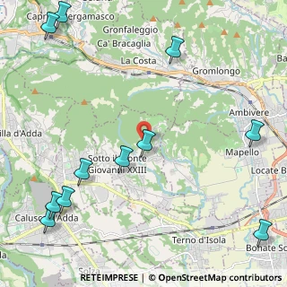 Mappa Via Case Nuove, 24039 Sotto il Monte Giovanni XXIII BG, Italia (3.04182)