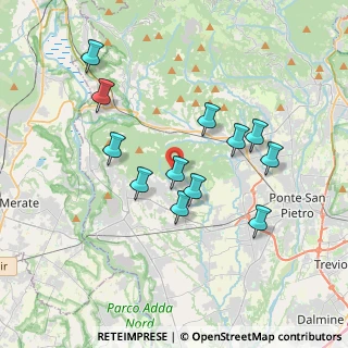 Mappa Via Case Nuove, 24039 Sotto il Monte Giovanni XXIII BG, Italia (3.39917)