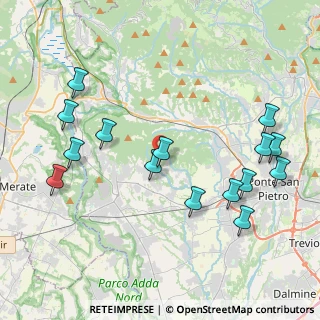 Mappa Via Case Nuove, 24039 Sotto il Monte Giovanni XXIII BG, Italia (4.58533)