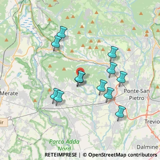 Mappa Via Case Nuove, 24039 Sotto il Monte Giovanni XXIII BG, Italia (3.45333)