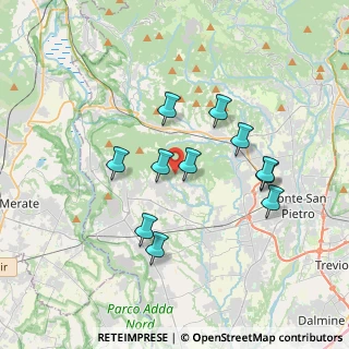 Mappa Via Case Nuove, 24039 Sotto il Monte Giovanni XXIII BG, Italia (3.21364)