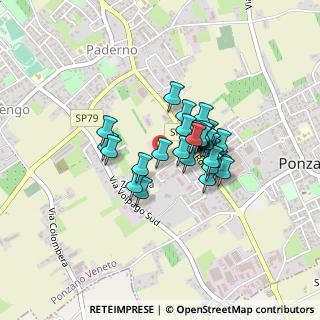 Mappa Via Montello, 31050 Ponzano Veneto TV, Italia (0.28667)