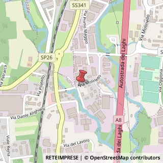 Mappa Via Molinello, 10, 21040 Jerago con Orago, Varese (Lombardia)