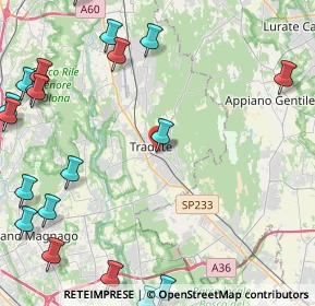 Mappa Via Alessandro Volta, 21049 Tradate VA, Italia (6.475)