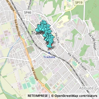 Mappa Piazza Stazione, 21049 Tradate VA, Italia (0.2655)